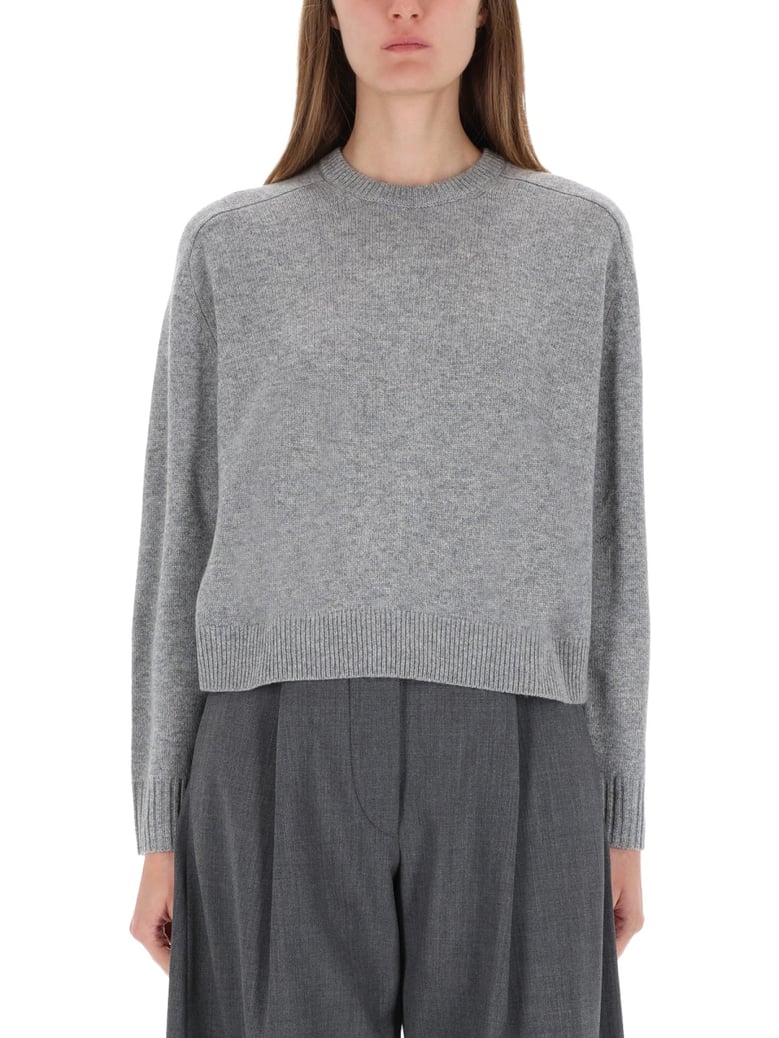 cropped cashmere sweater by Selfnex
