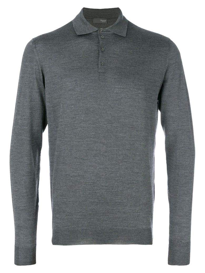 polo shirt merino wool multicolour by Selfnex