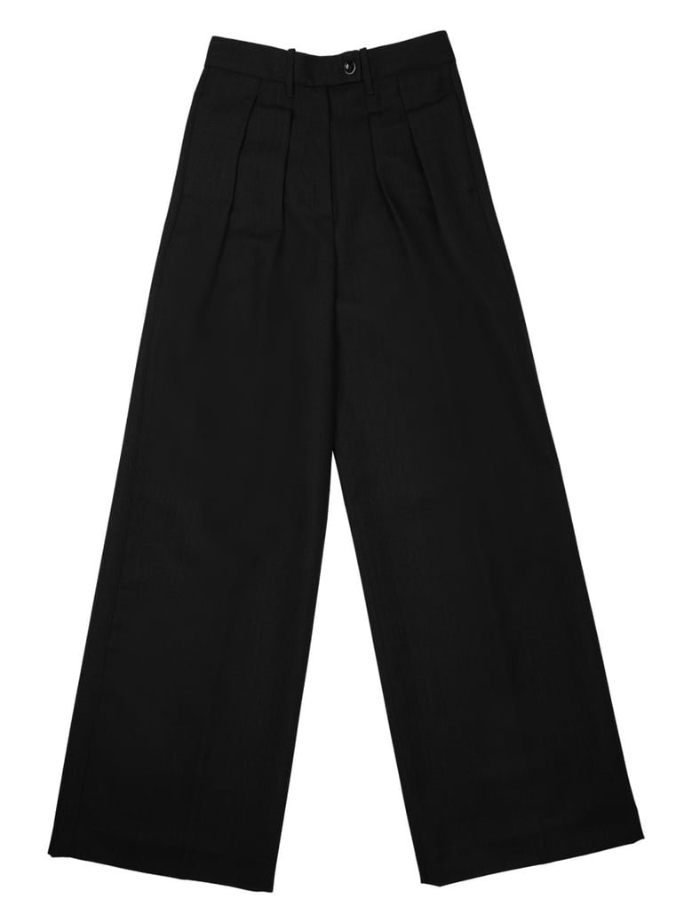 trousers sandra black wool by Selfnex
