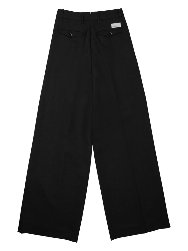 trousers sandra black wool by Selfnex