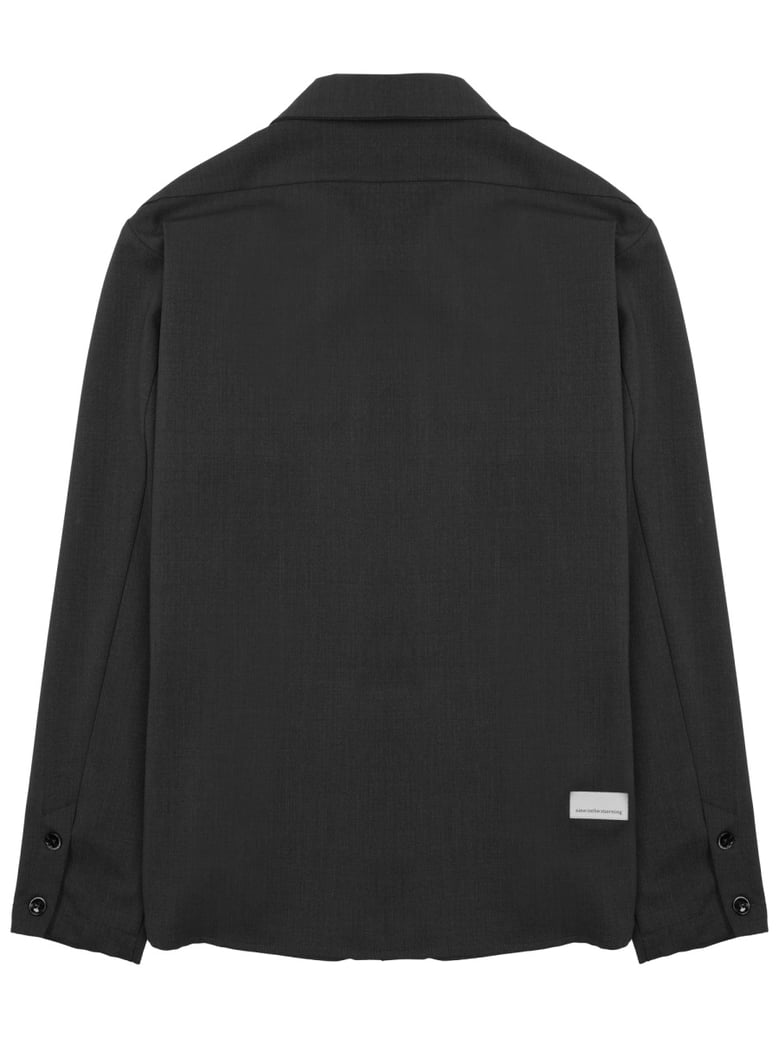 wool jacket freud charcoal by Selfnex