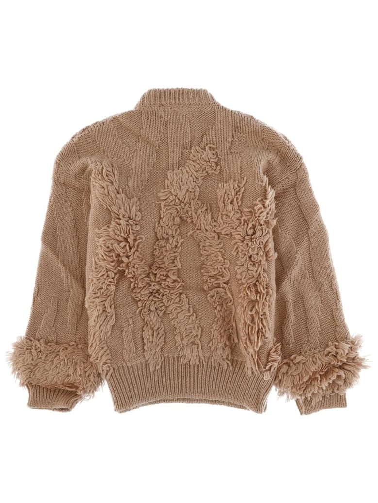 wool blend sweater with wide fit by Selfnex