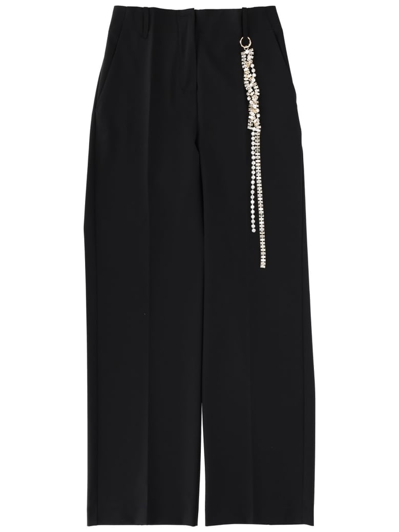 tailored pants in black by Selfnex