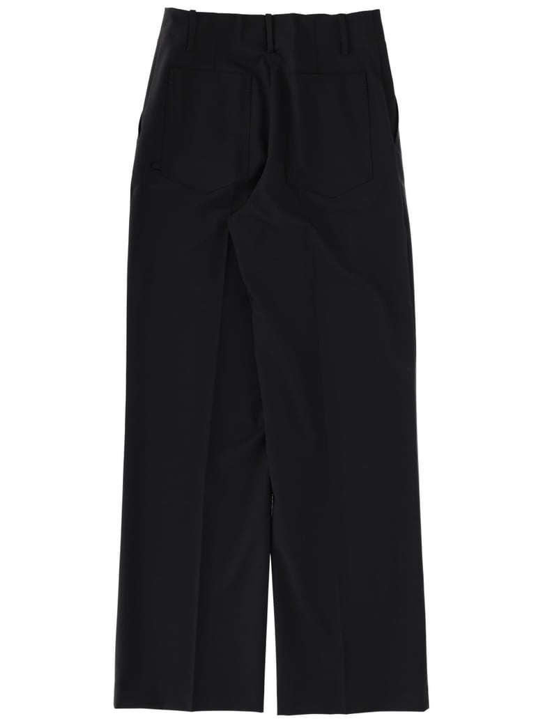 tailored pants in black by Selfnex