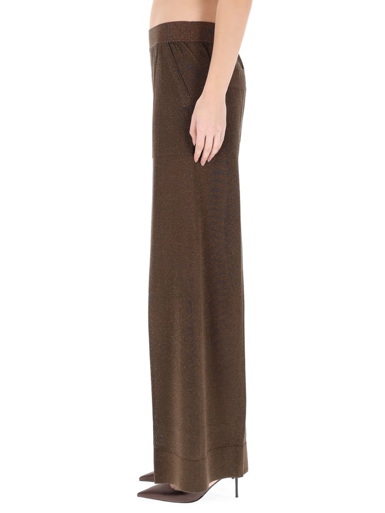 tailored pants in brown by Selfnex