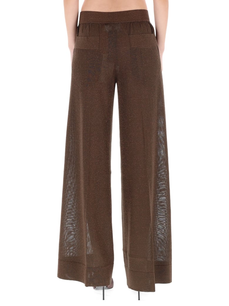 tailored pants in brown by Selfnex
