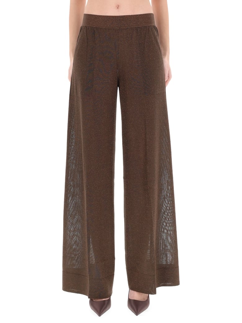 tailored pants in brown by Selfnex