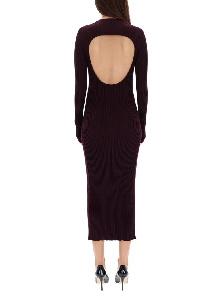 elegant dress with back slit by Selfnex