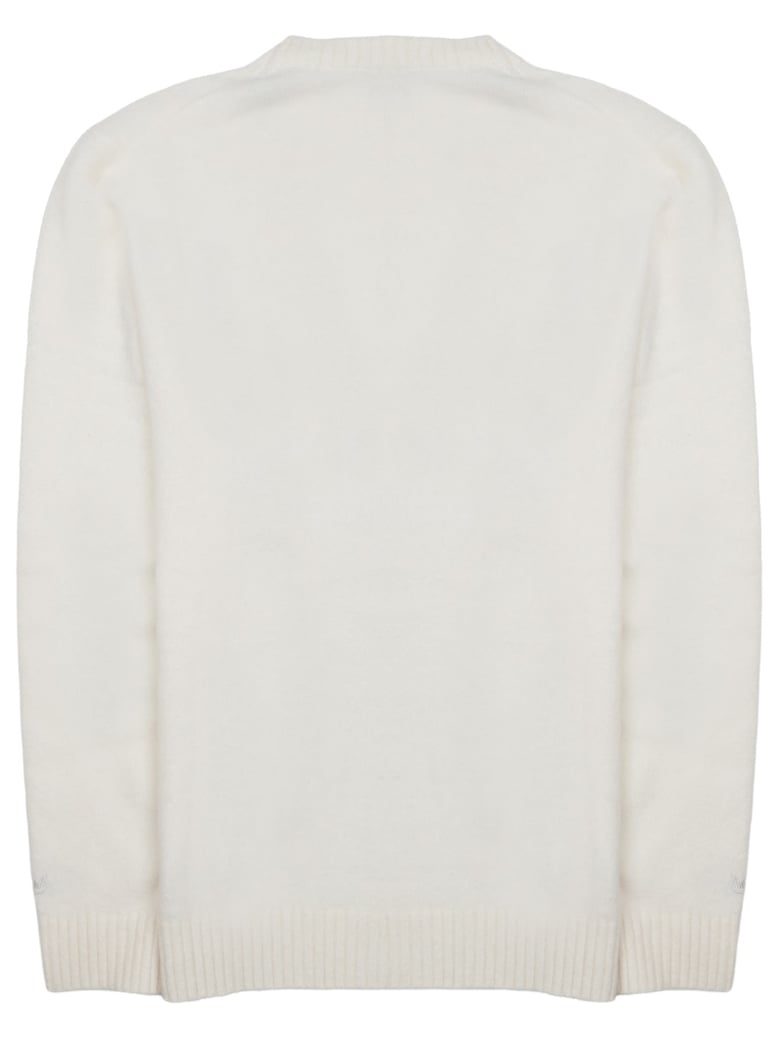 alpaca jumper white by Selfnex