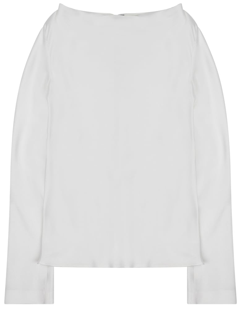 silk blend blouse by Selfnex