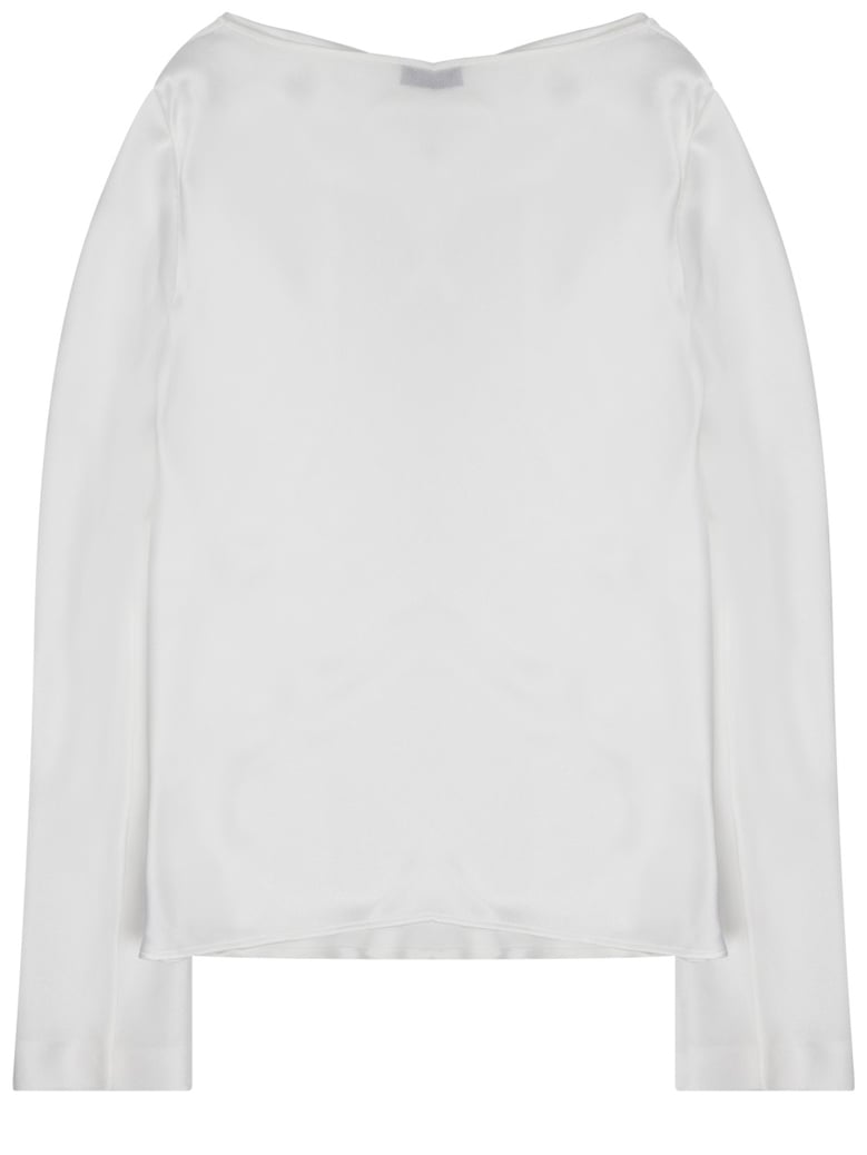 silk blend blouse by Selfnex