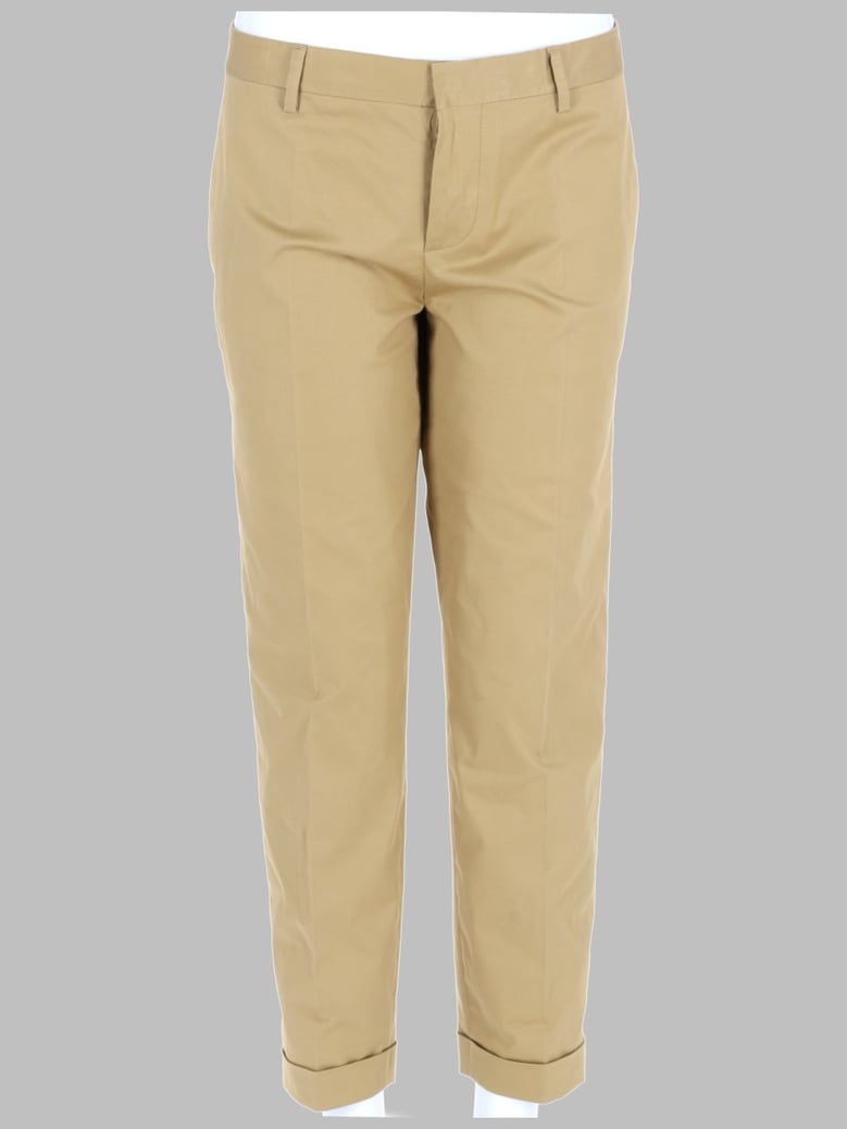 trousers cotton beige by Selfnex