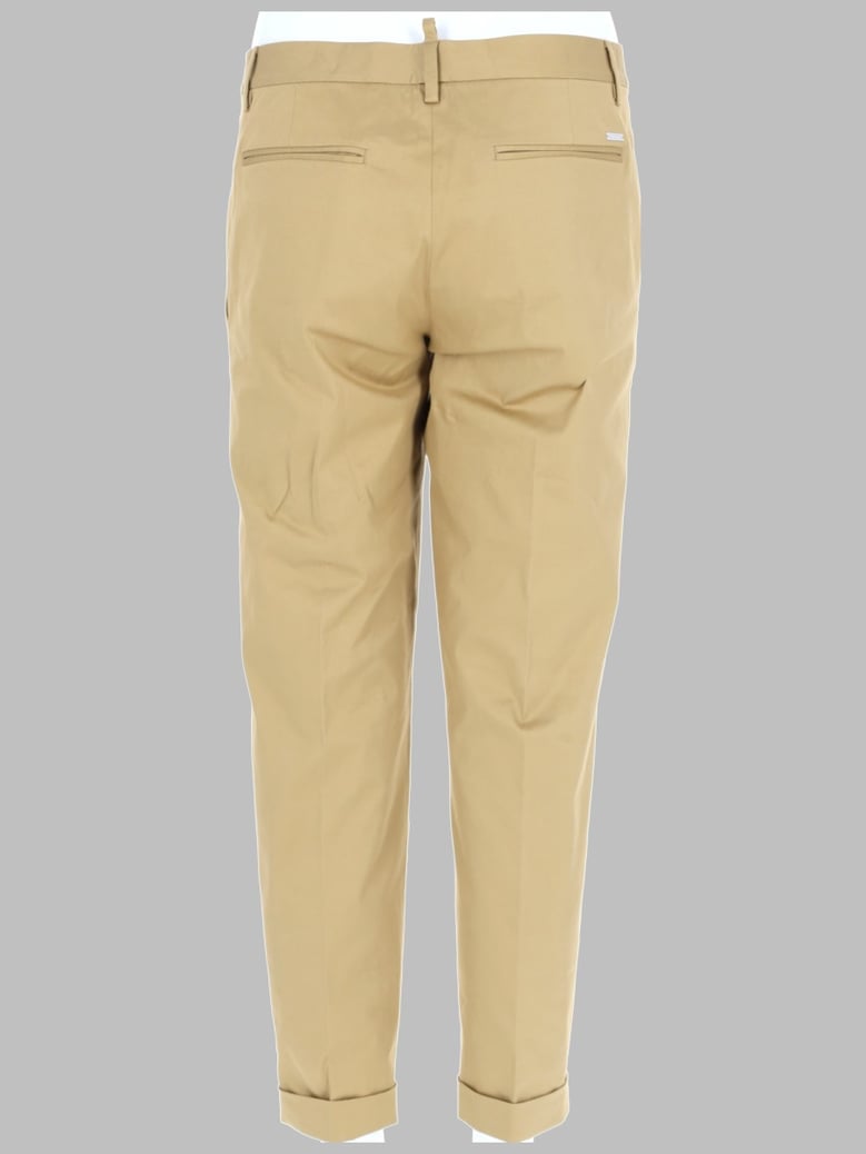 trousers cotton beige by Selfnex