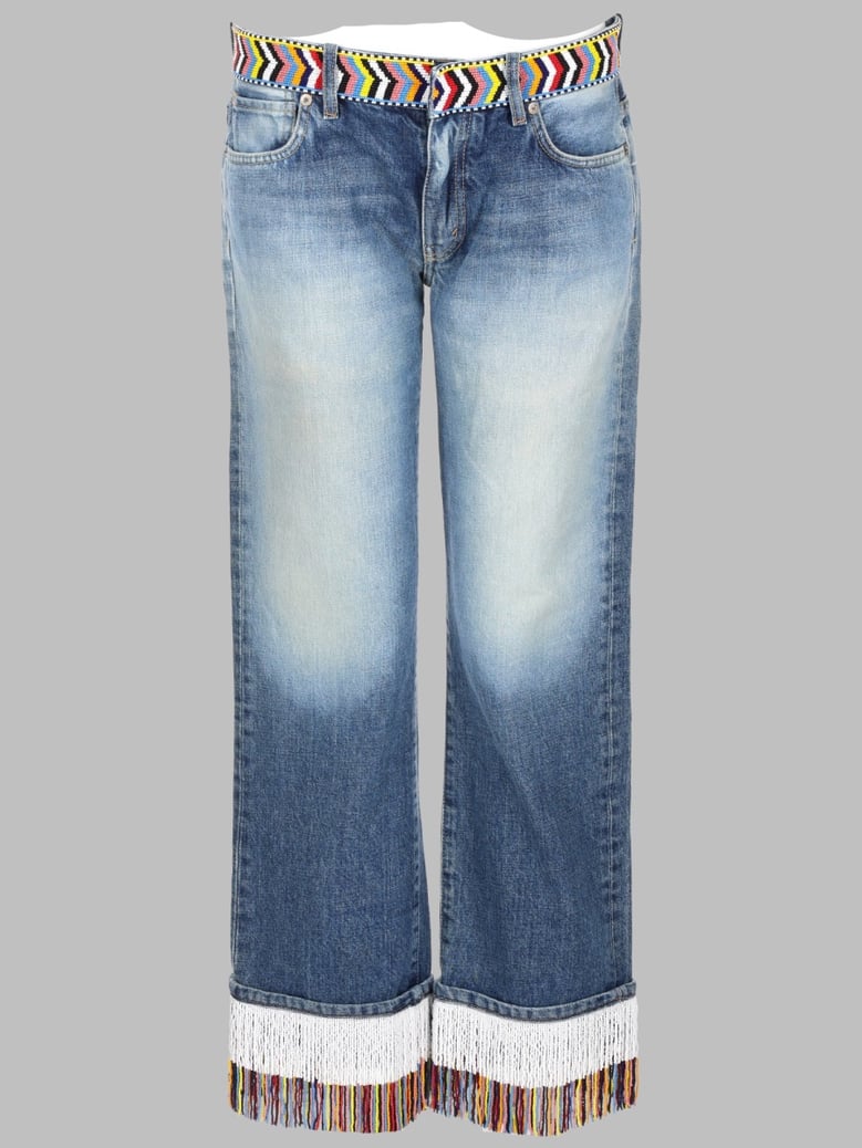 jeans with bead decoration, denim by Selfnex