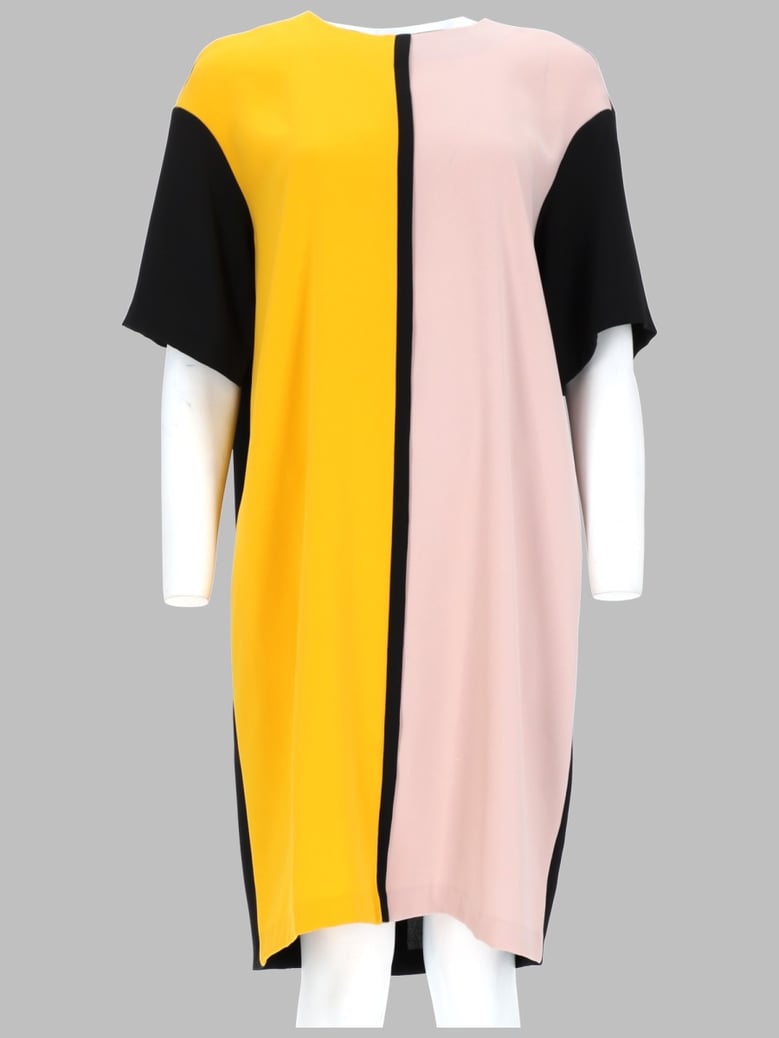 dress midi short sleeve multicolour by Selfnex