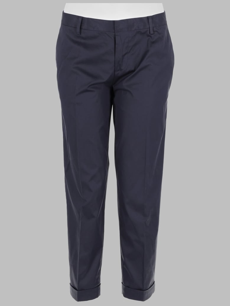 cotton trousers — blue by Selfnex