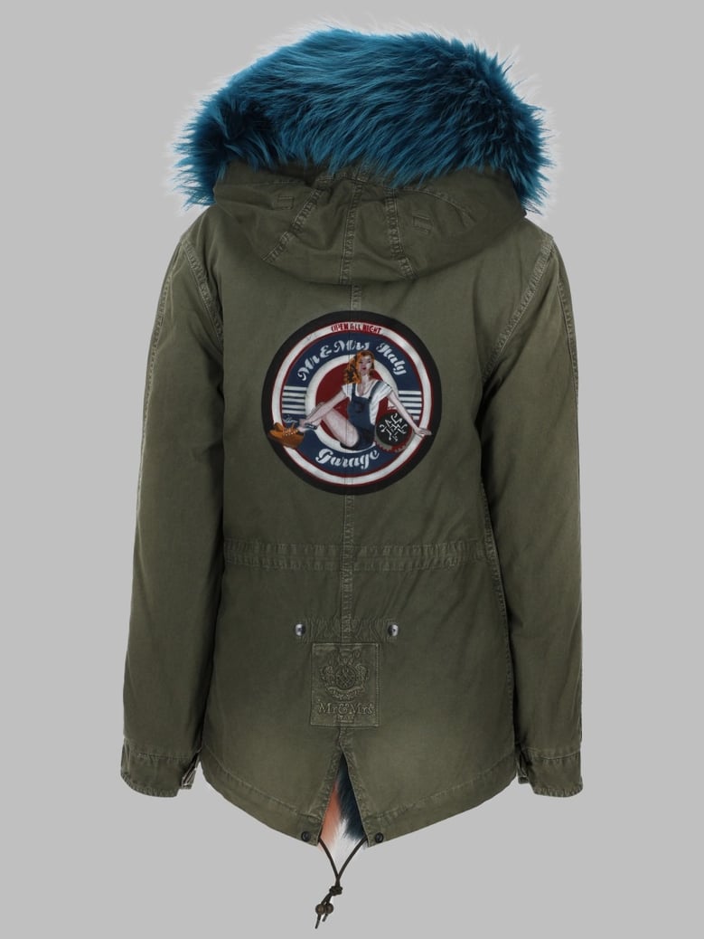 parka cotton green by Selfnex