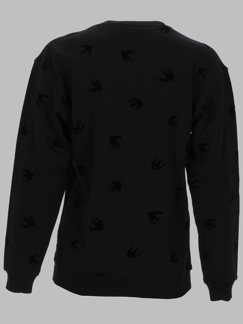 cotton sweatshirt black by Selfnex