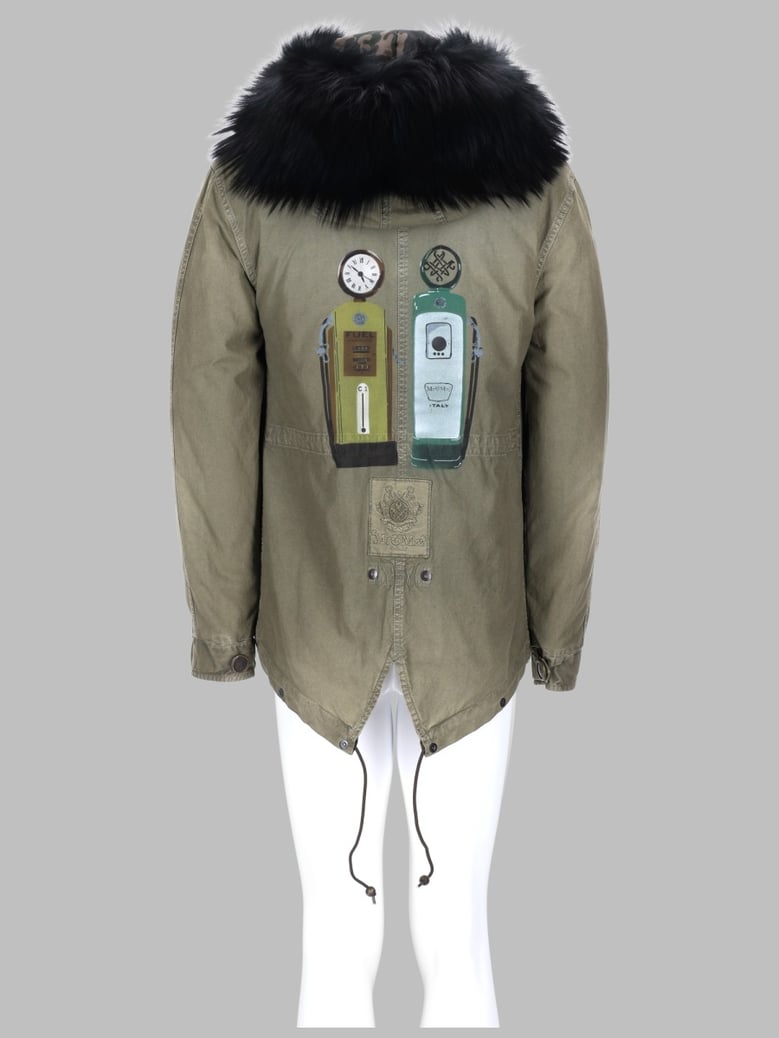 parka 100% cotton green by Selfnex