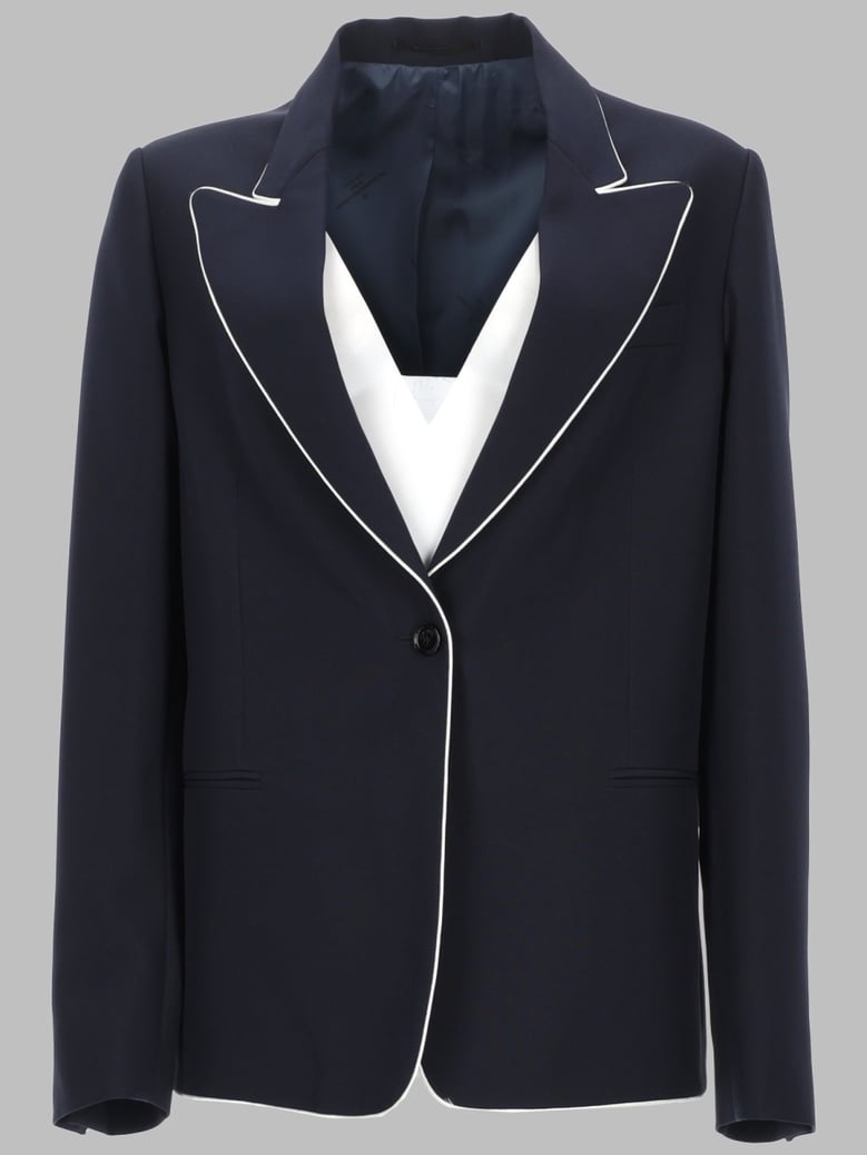 jacket polyester blue by Selfnex