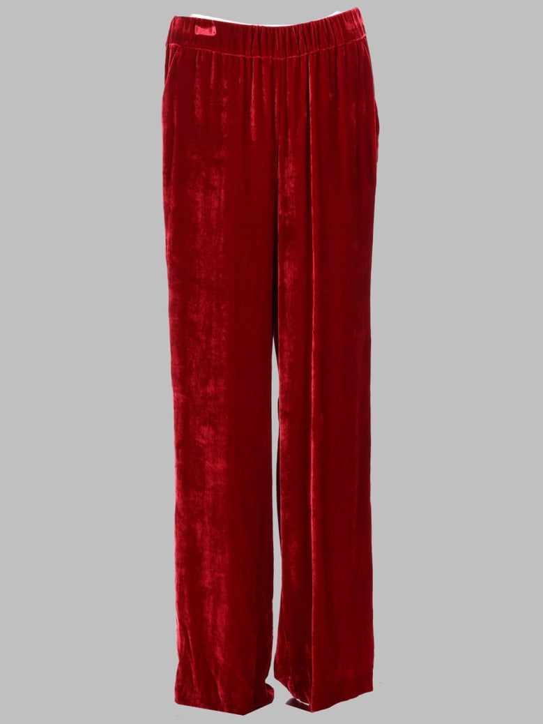 trousers viscose-silk red by Selfnex