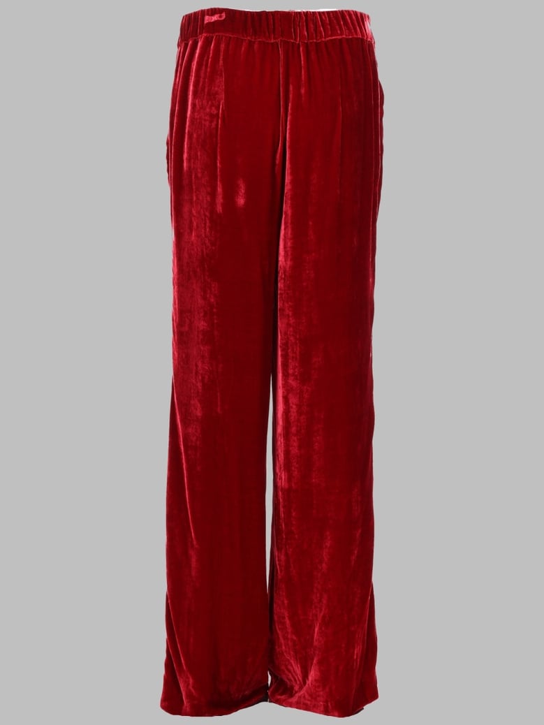 trousers viscose-silk red by Selfnex