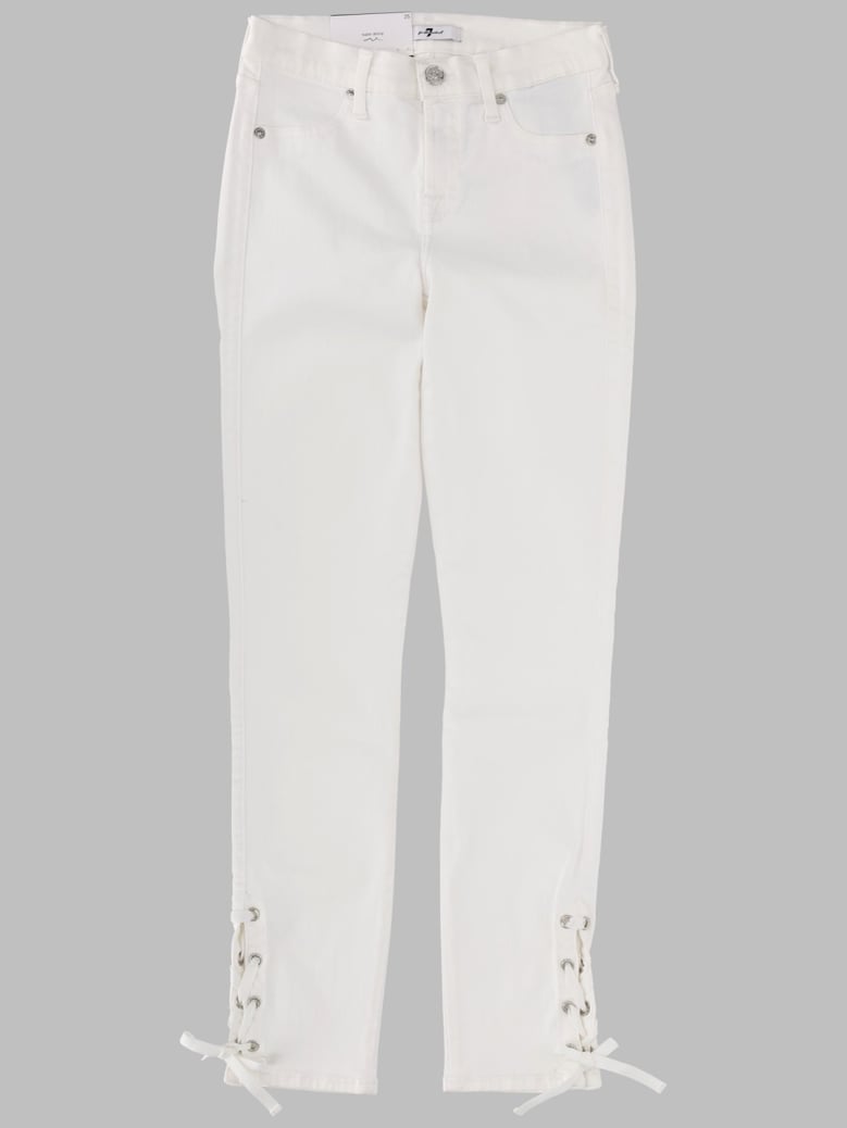 jeans cotton denim white by Selfnex