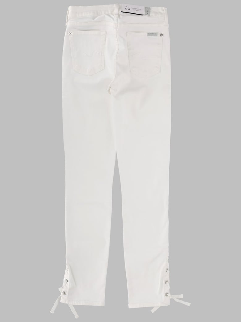 jeans cotton denim white by Selfnex