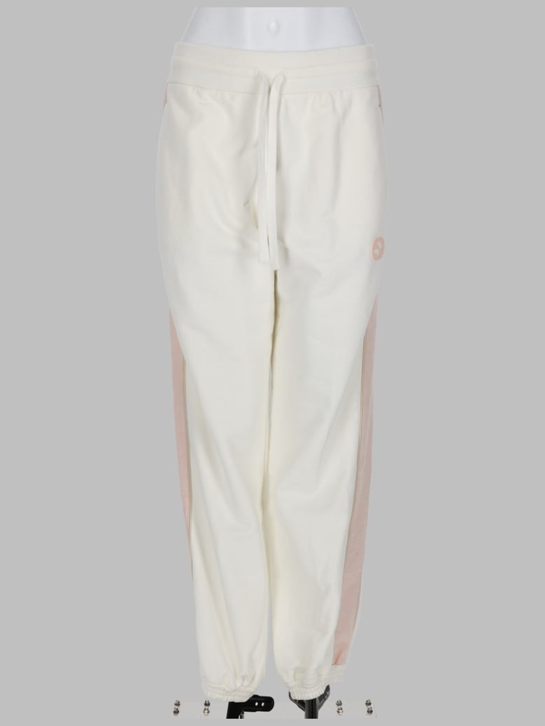 trackpants cotton jersey white by Selfnex