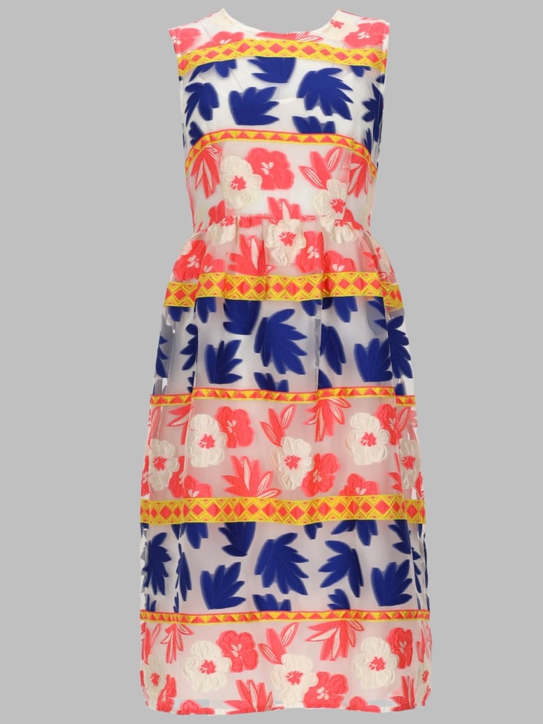midi dress in printed cotton by Selfnex