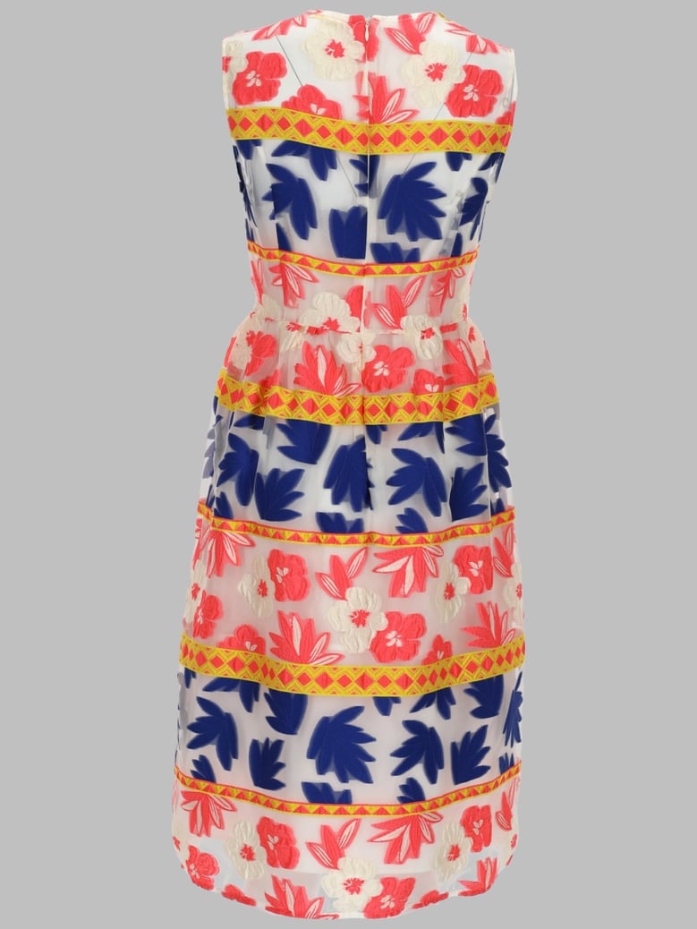 midi dress in printed cotton by Selfnex