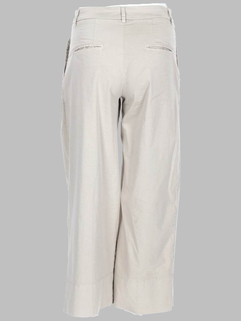 trousers in cotton white by Selfnex
