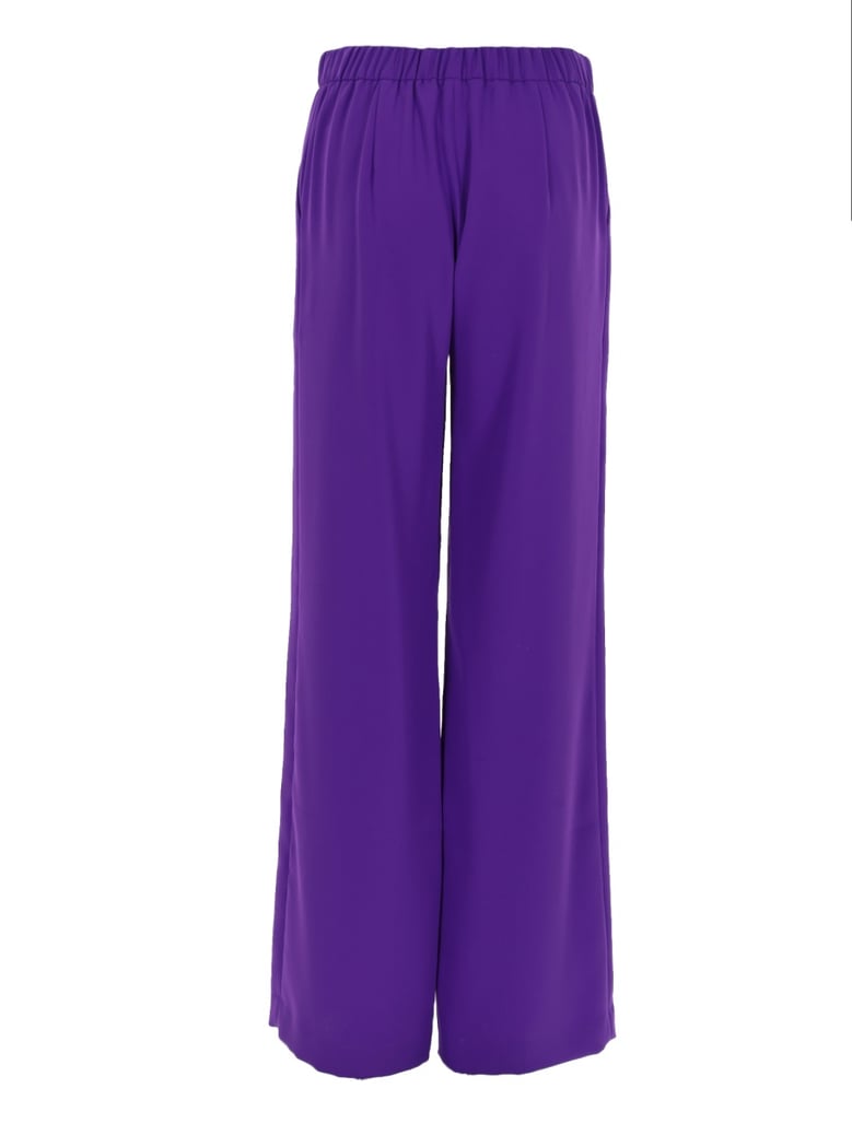 wide-leg trousers panty purple by Selfnex