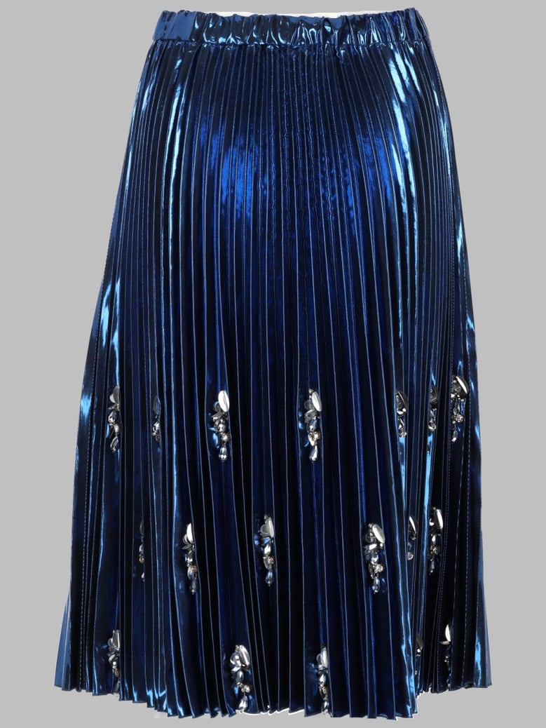 skirt with jewel details, blue by Selfnex