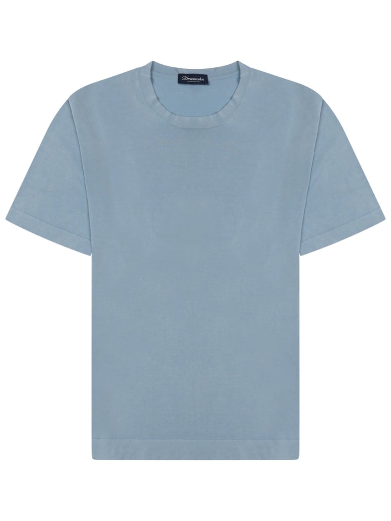 cotton t-shirt in azure by Selfnex