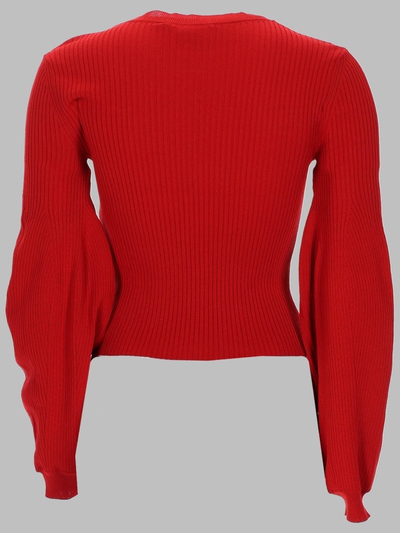 jumper in viscose, red by Selfnex