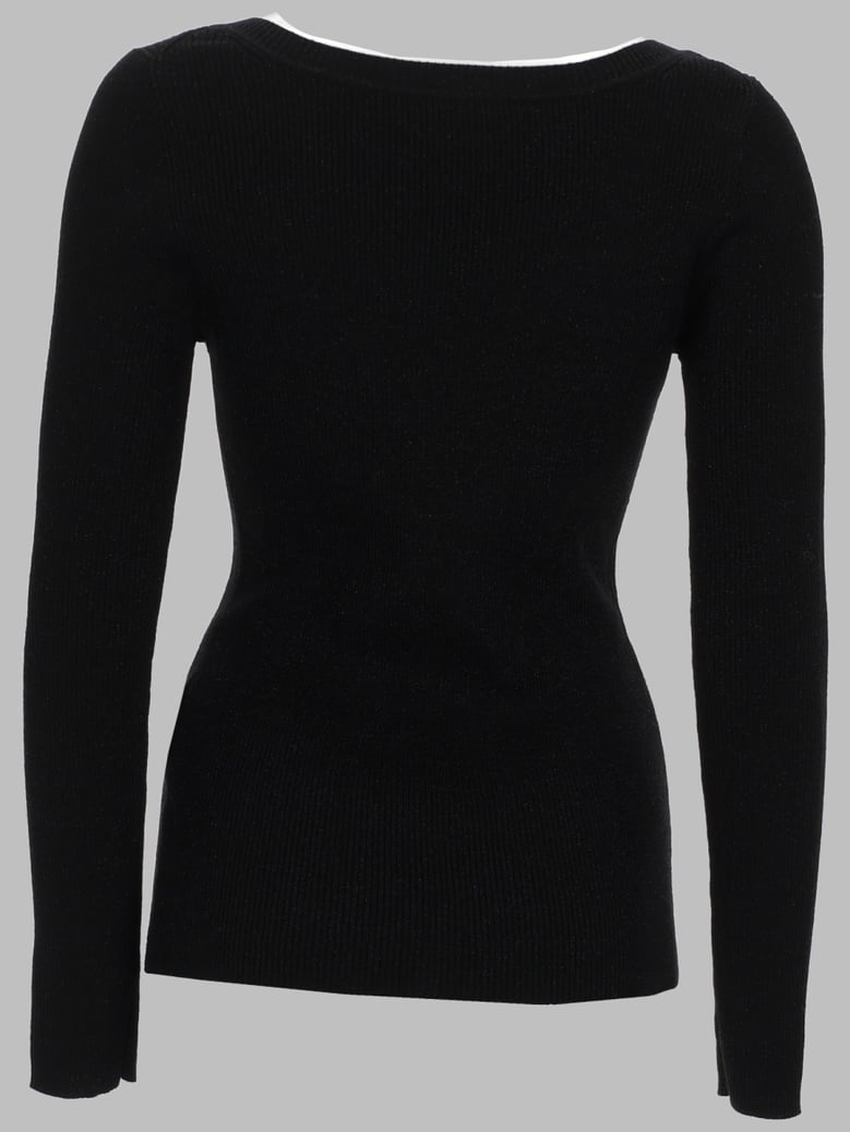 wool v-neck jumper by Selfnex