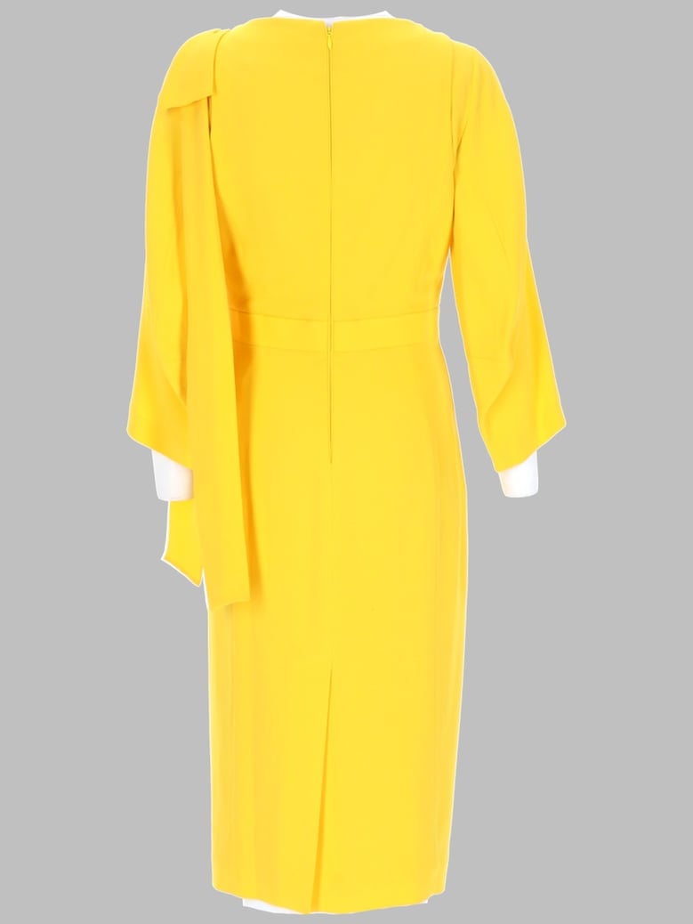 dress viscose-wool yellow by Selfnex