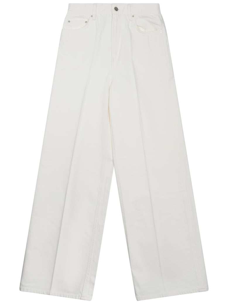 white denim jeans by Selfnex
