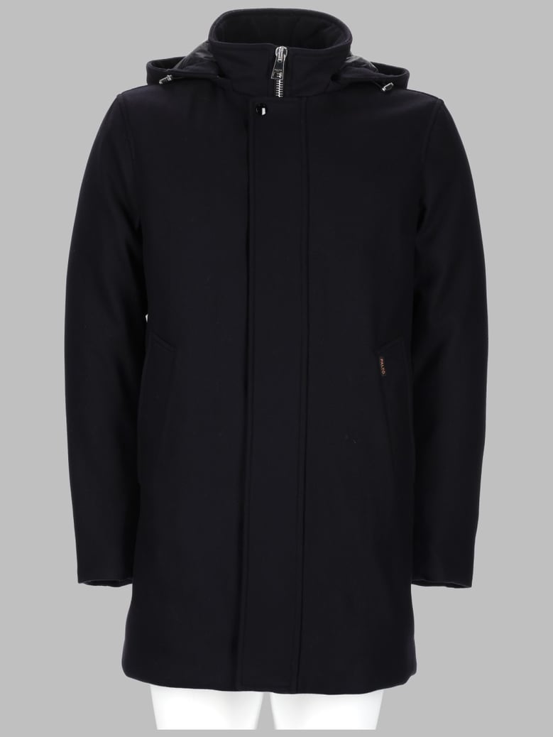 coat hooded wool by Selfnex