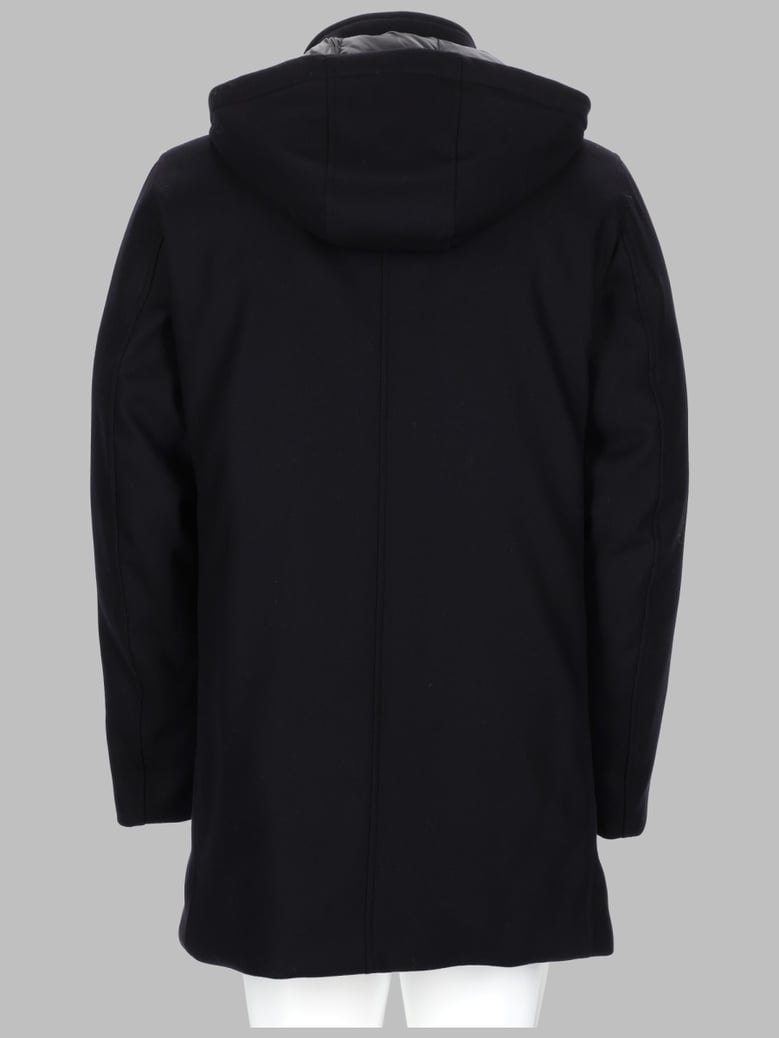 coat hooded wool by Selfnex