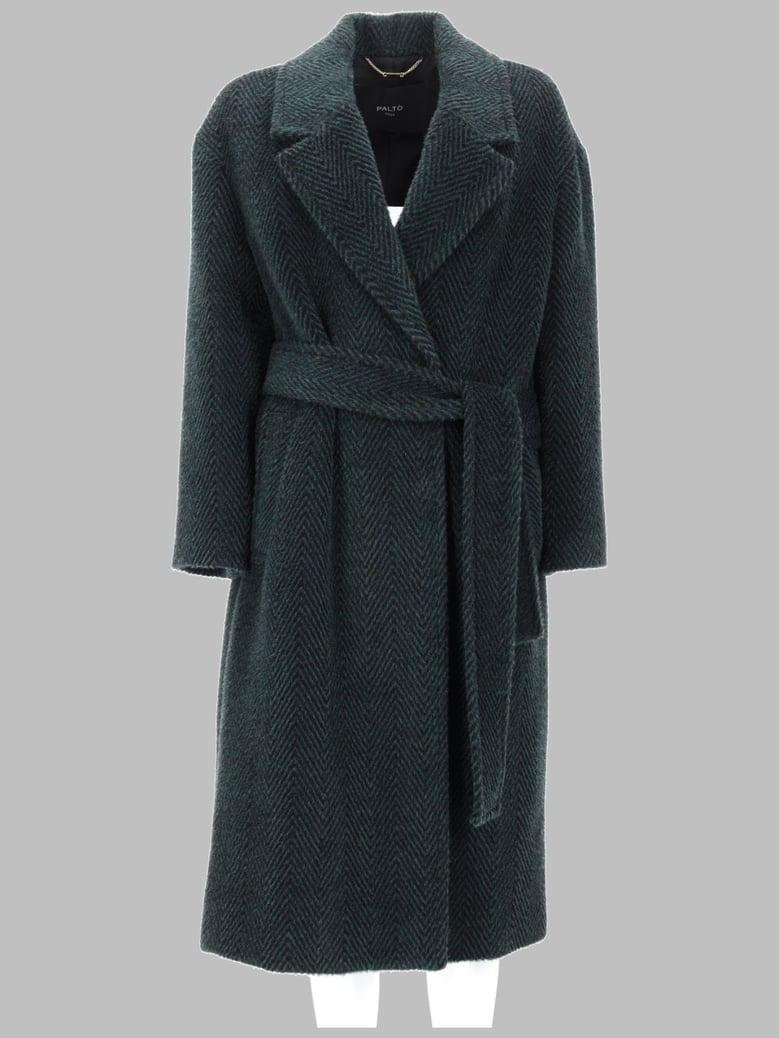 coat alpaca and wool belted by Selfnex