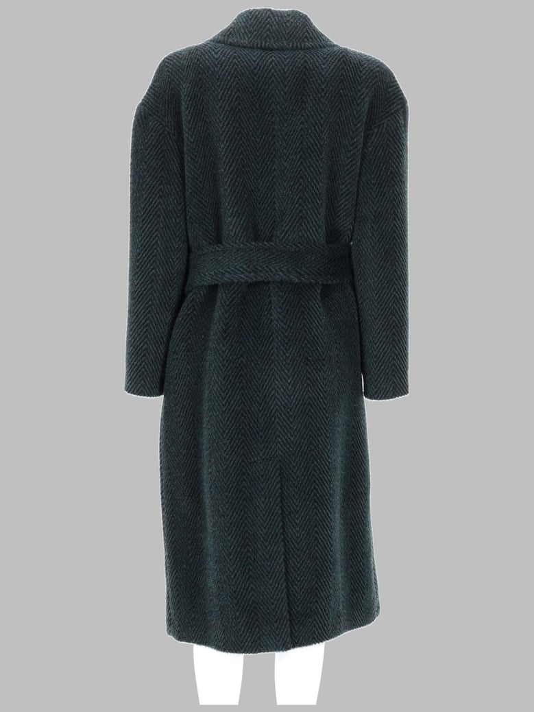 coat alpaca and wool belted by Selfnex