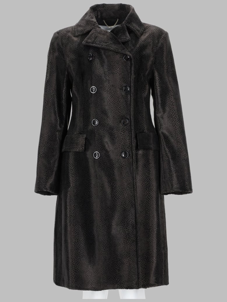 double-breasted coat brown by Selfnex