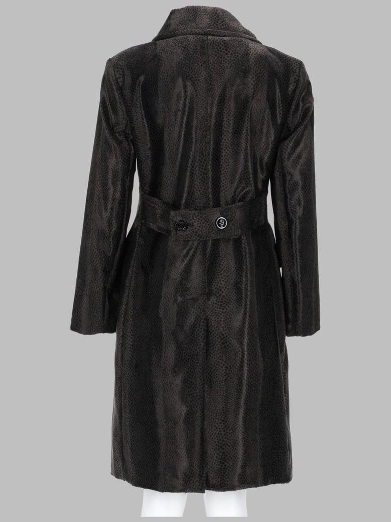 double-breasted coat brown by Selfnex