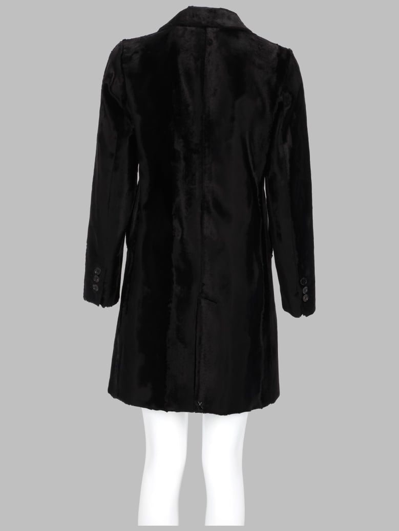 single-breasted coat black by Selfnex