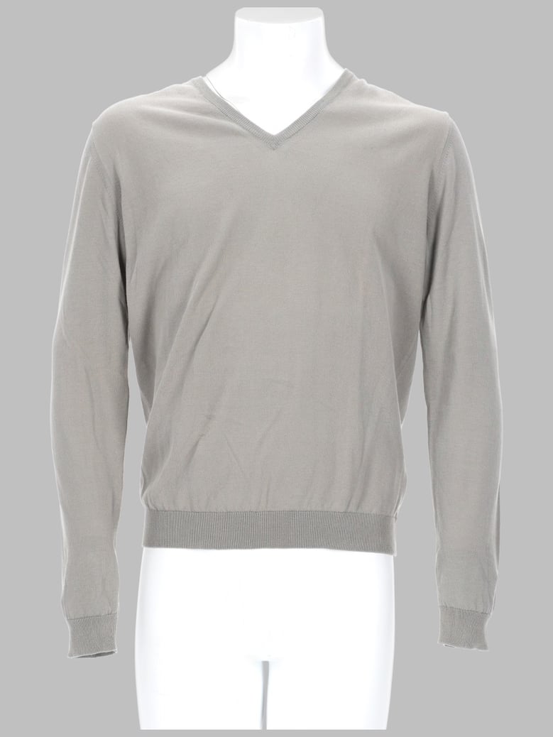 cotton v-neck jumper by Selfnex