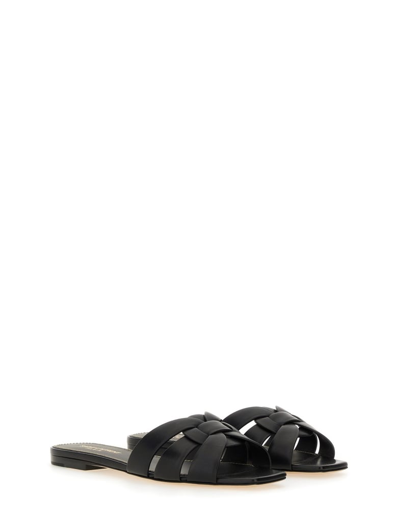 mules tribute black leather by Selfnex