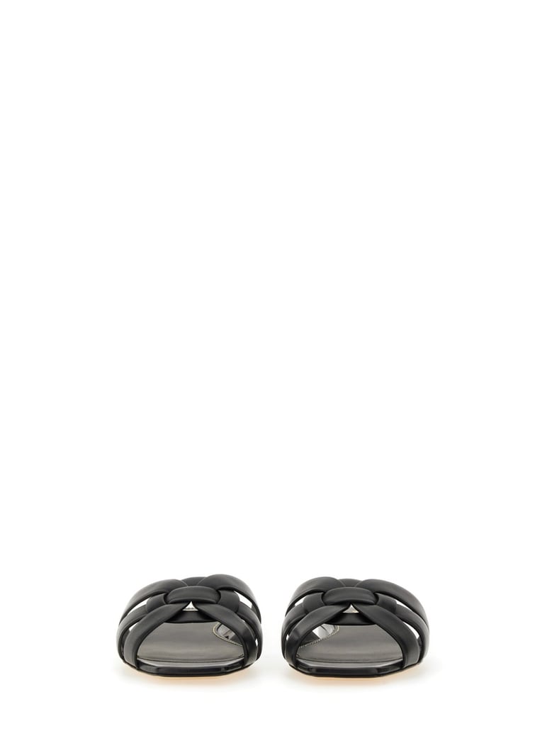 mules tribute black leather by Selfnex