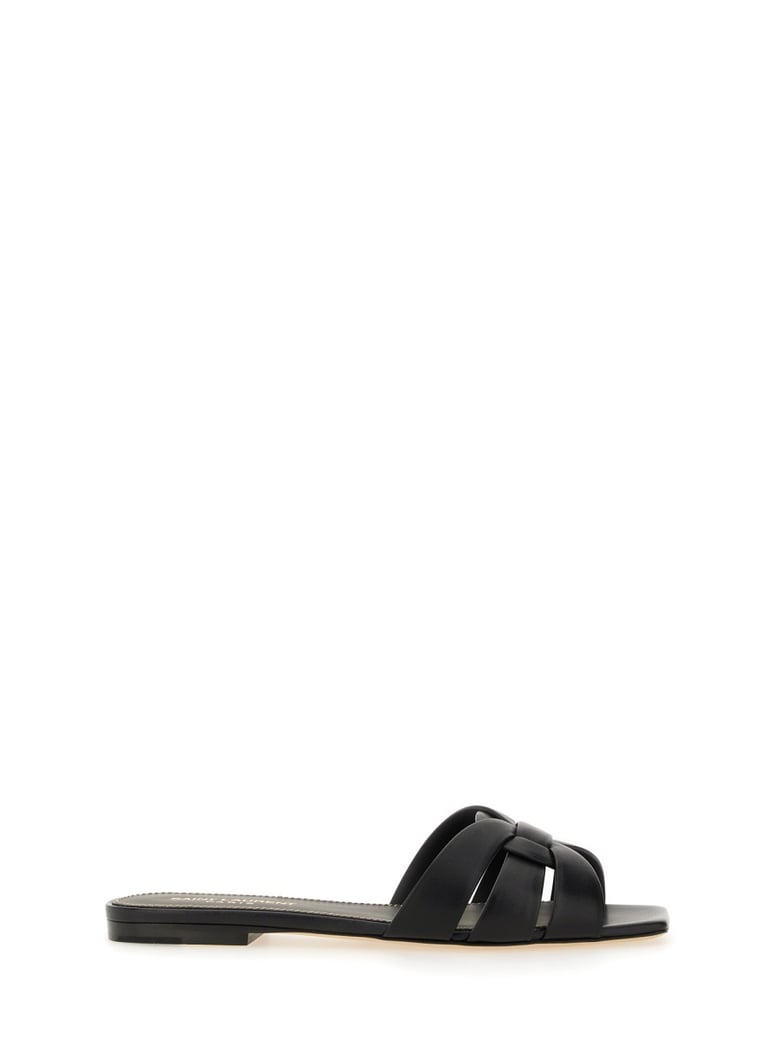 mules tribute black leather by Selfnex